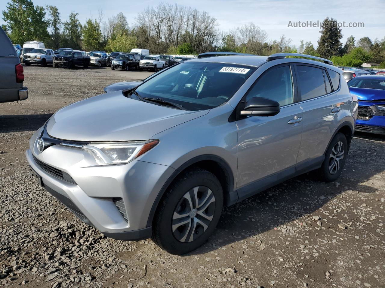 2016 Toyota Rav4 Le Gray vin: 2T3ZFREV9GW303069