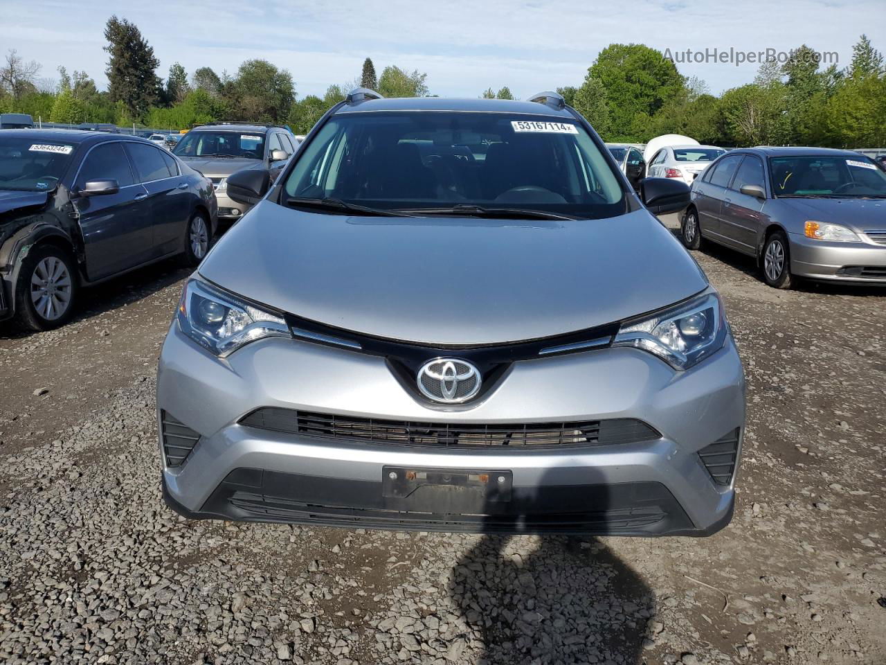 2016 Toyota Rav4 Le Gray vin: 2T3ZFREV9GW303069