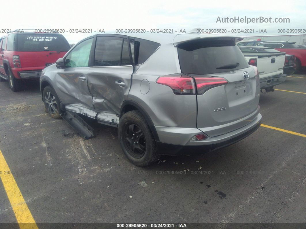 2018 Toyota Rav4 Le Silver vin: 2T3ZFREV9JW500654