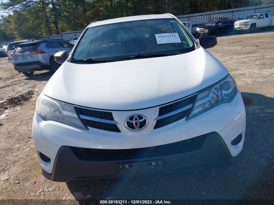 2015 Toyota Rav4 Le White vin: 2T3ZFREVXFW194703