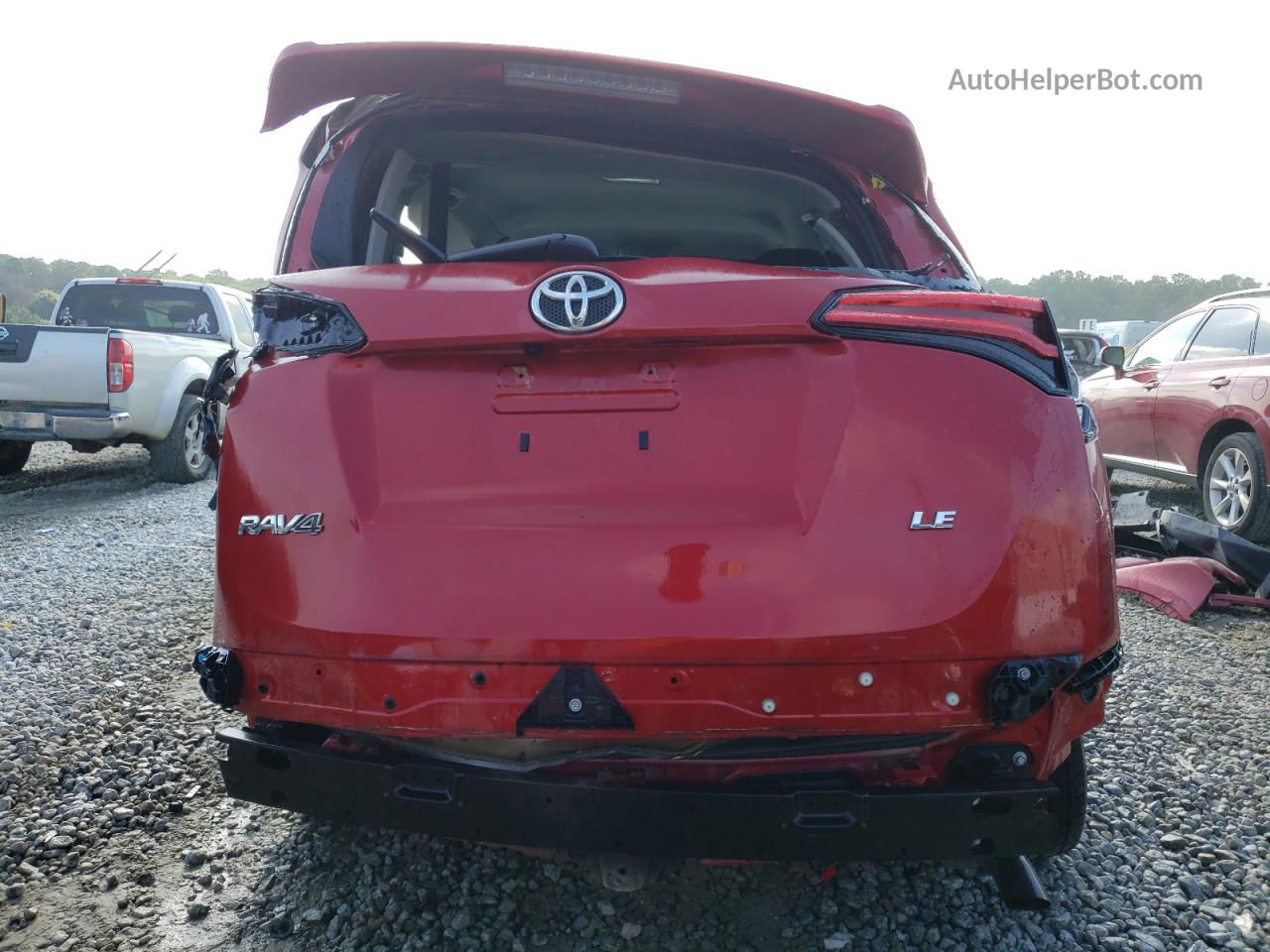 2016 Toyota Rav4 Le Red vin: 2T3ZFREVXGW293488