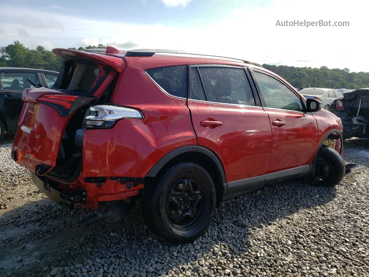 2016 Toyota Rav4 Le Красный vin: 2T3ZFREVXGW293488