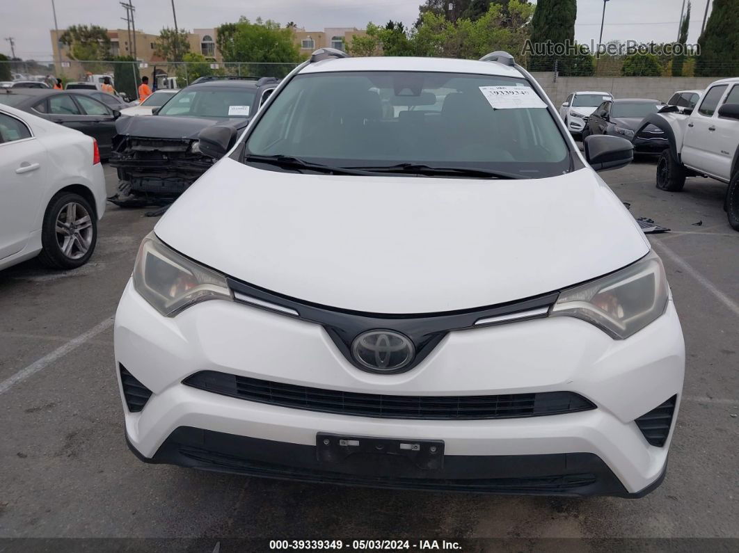 2018 Toyota Rav4 Le White vin: 2T3ZFREVXJW416441