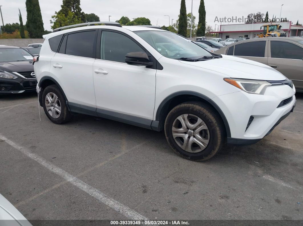 2018 Toyota Rav4 Le White vin: 2T3ZFREVXJW416441