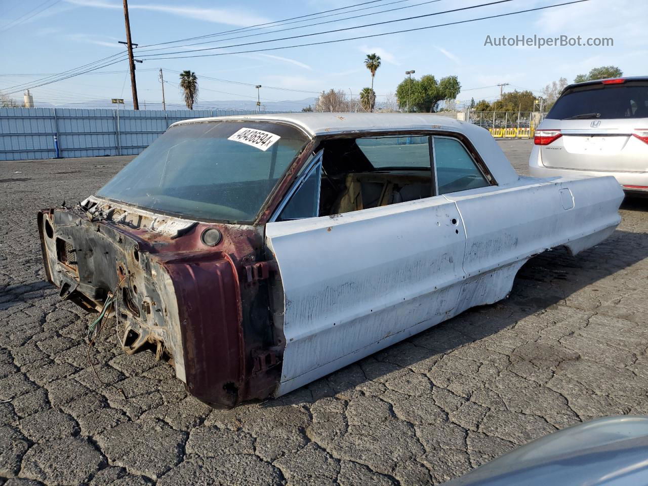 1963 Chevrolet Impala White vin: 31847L237753