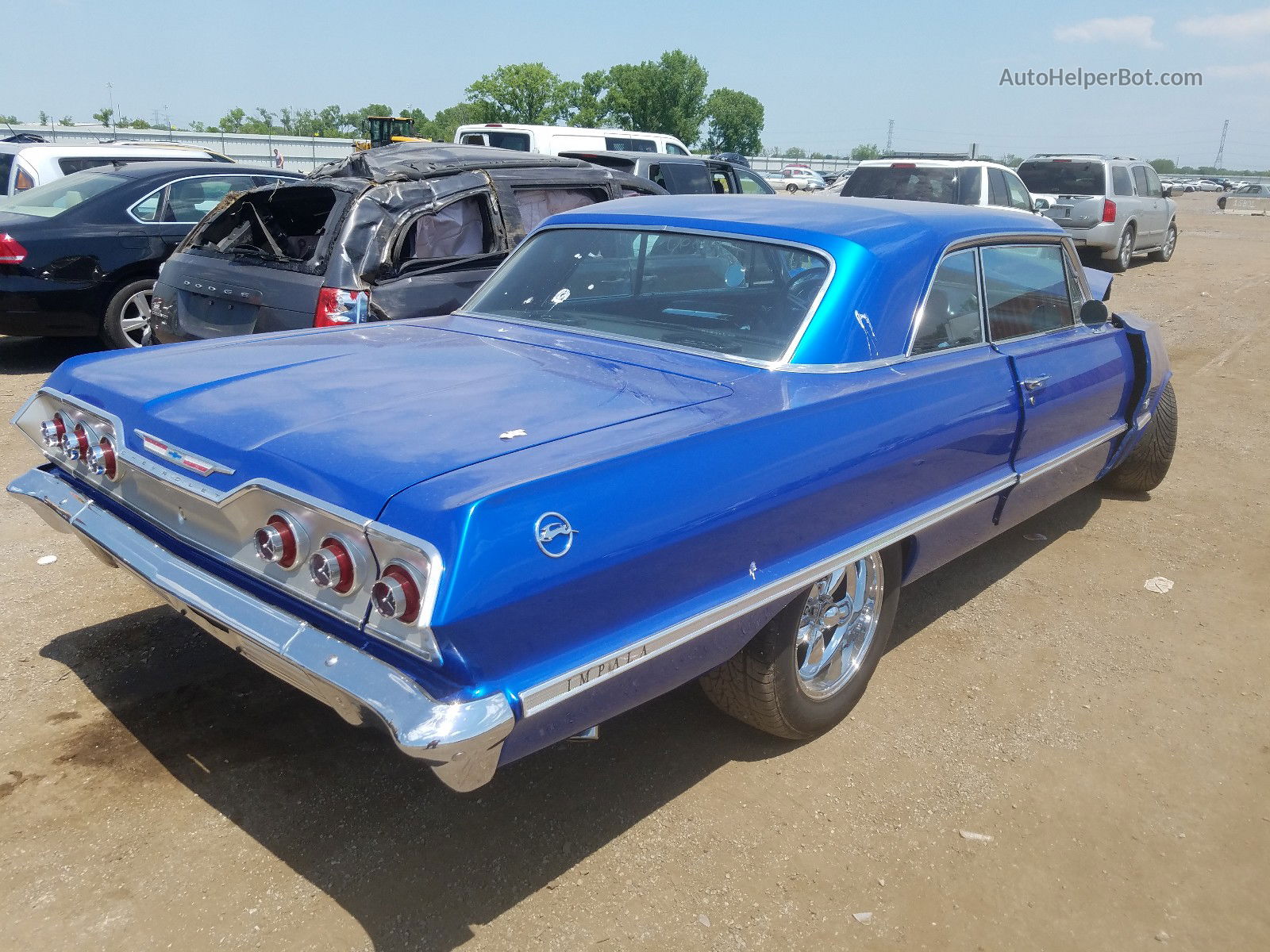 1963 Chevrolet Impala Blue vin: 31847S152716