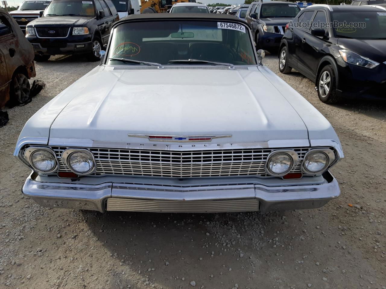 1963 Chevrolet Impala  Ss White vin: 31867J329195