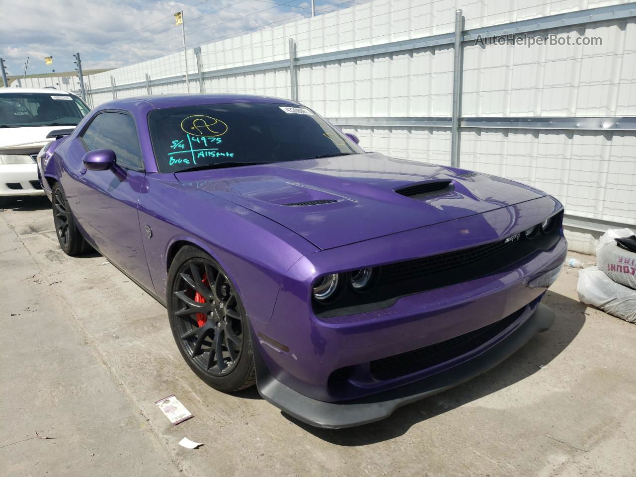 Price & History 2016 Dodge Challenger Srt Hellcat 6.2l 8 vin