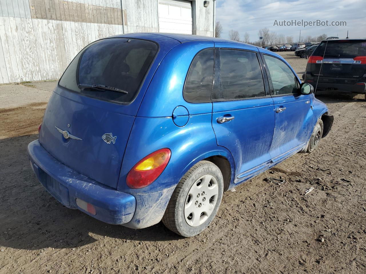 2004 Chrysler Pt Cruiser  Синий vin: 3C4FY48B04T328334