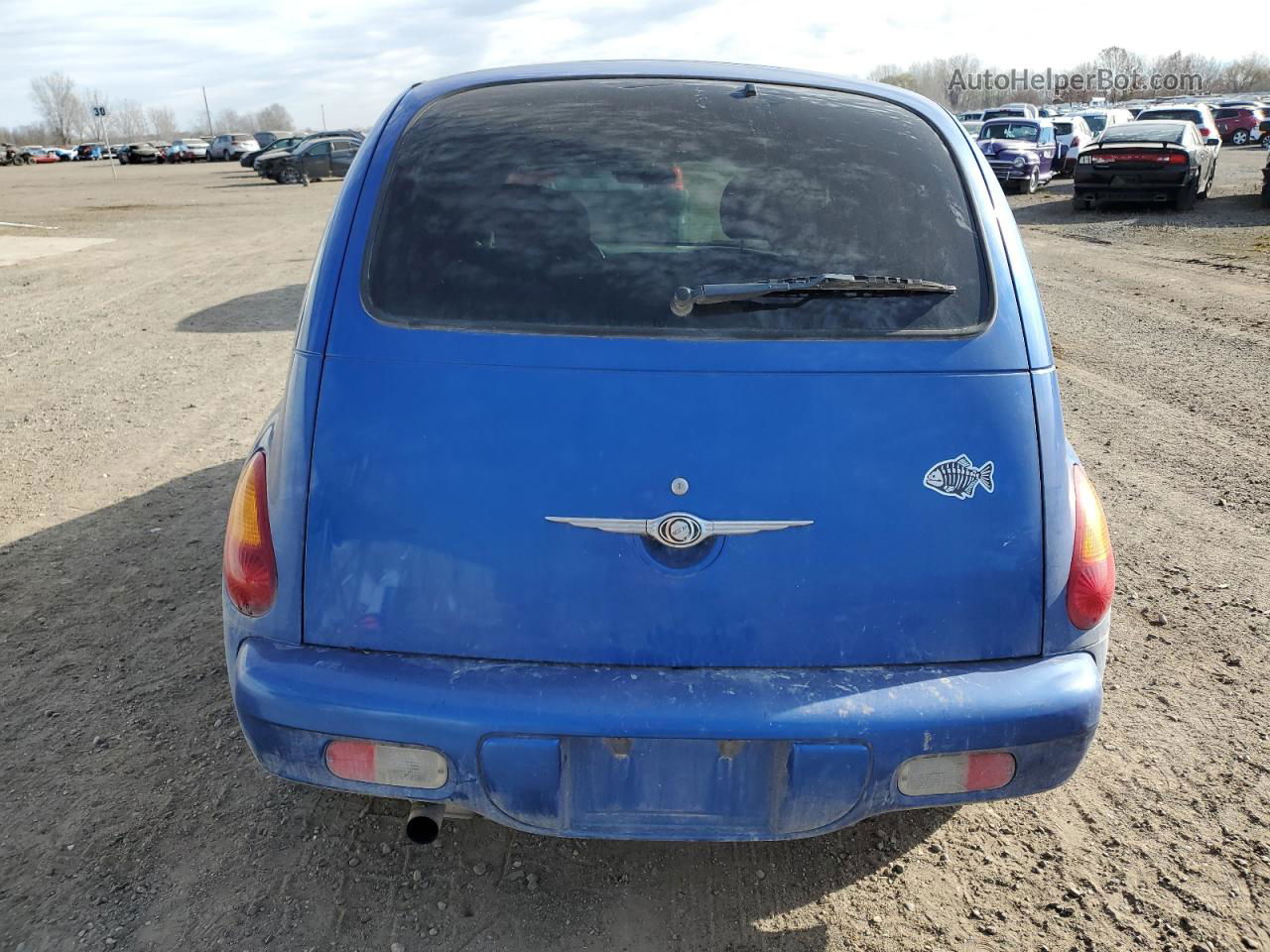 2004 Chrysler Pt Cruiser  Синий vin: 3C4FY48B04T328334