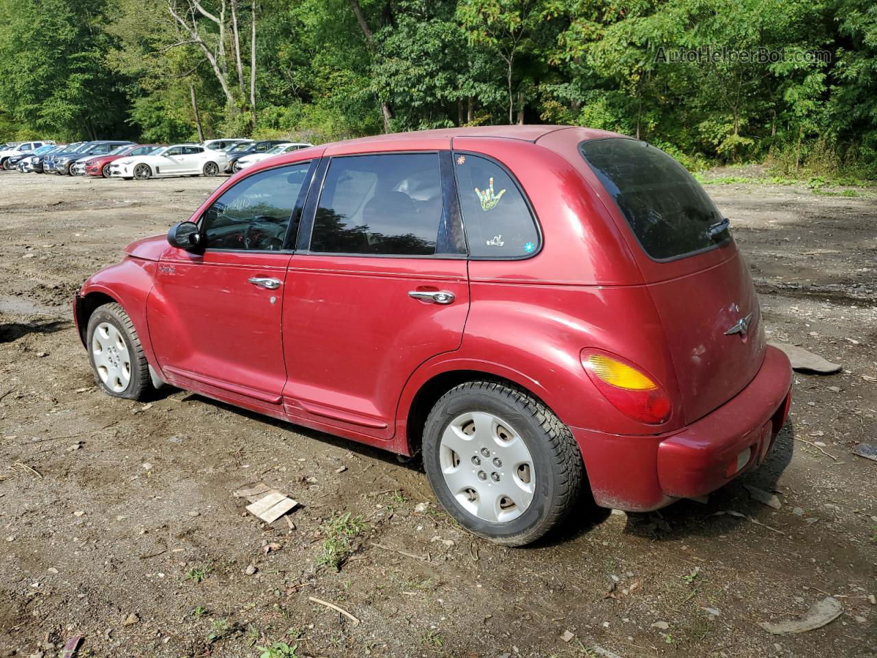 2004 Chrysler Pt Cruiser  Красный vin: 3C4FY48B14T218568