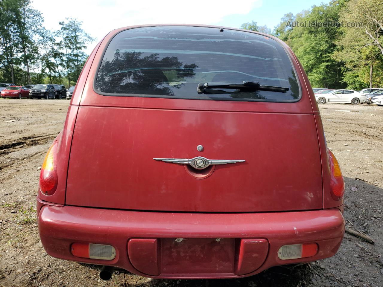 2004 Chrysler Pt Cruiser  Красный vin: 3C4FY48B14T218568