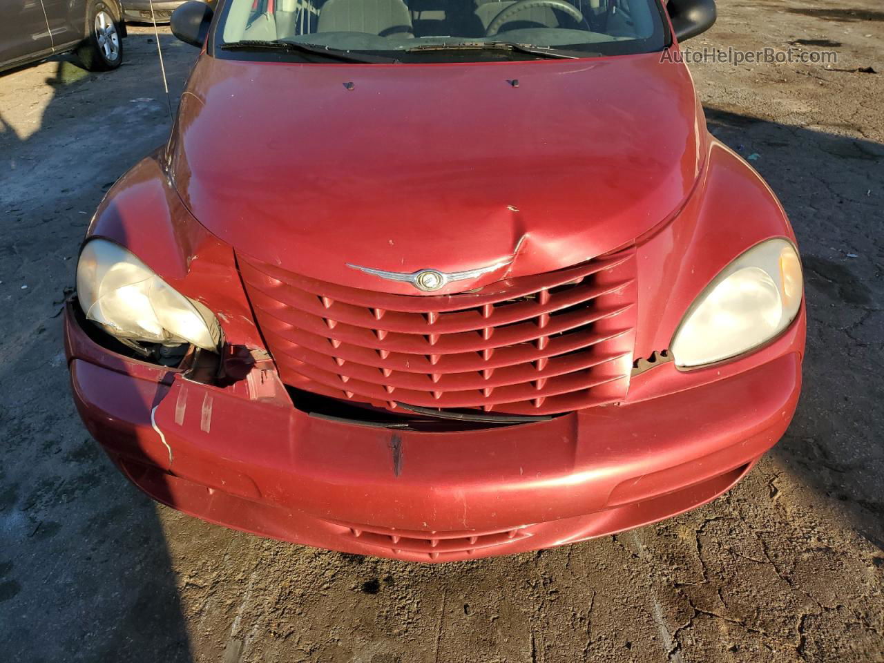 2004 Chrysler Pt Cruiser  Бордовый vin: 3C4FY48B14T256897