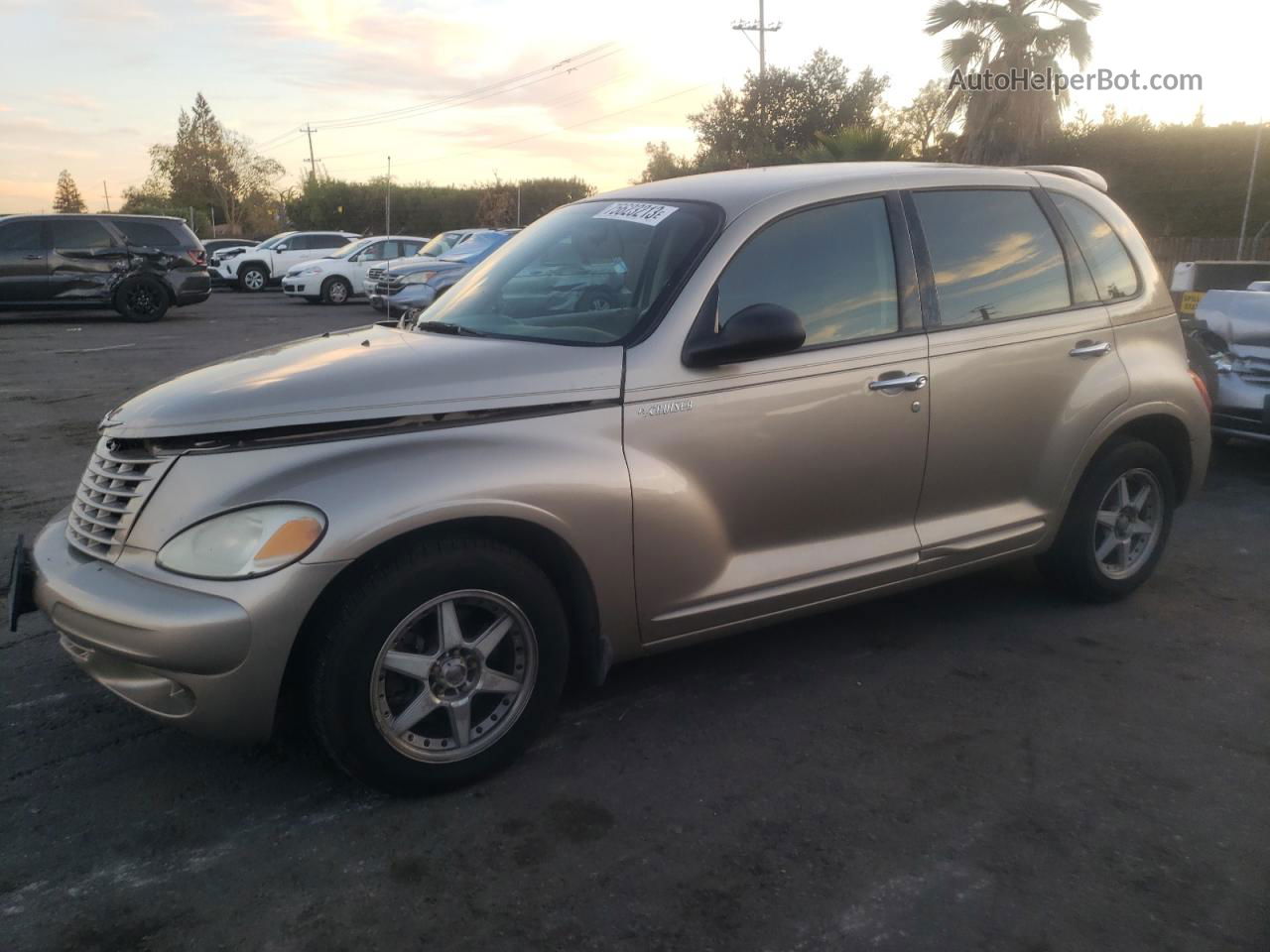 2004 Chrysler Pt Cruiser  Silver vin: 3C4FY48B24T271747