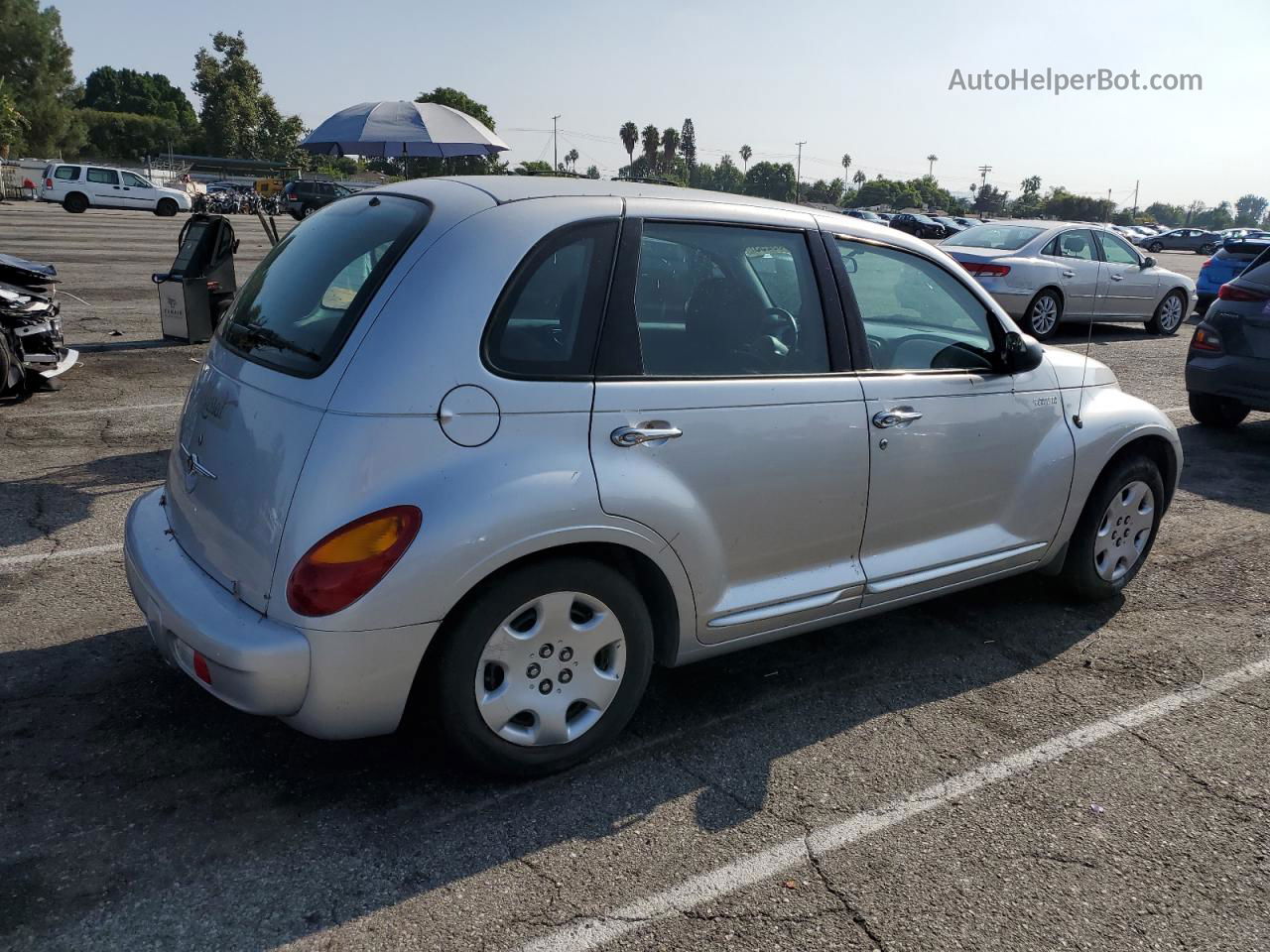 2004 Chrysler Pt Cruiser  Silver vin: 3C4FY48B34T215297