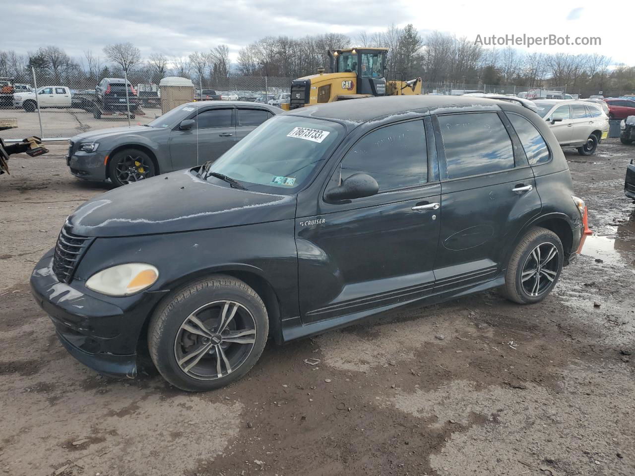 2004 Chrysler Pt Cruiser  Black vin: 3C4FY48B44T268851