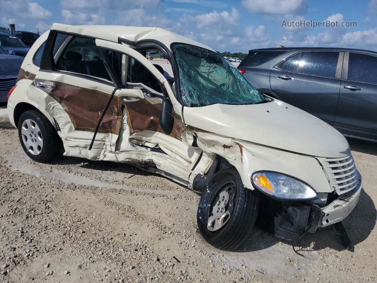 2004 Chrysler Pt Cruiser  Двухцветный vin: 3C4FY48B44T274178