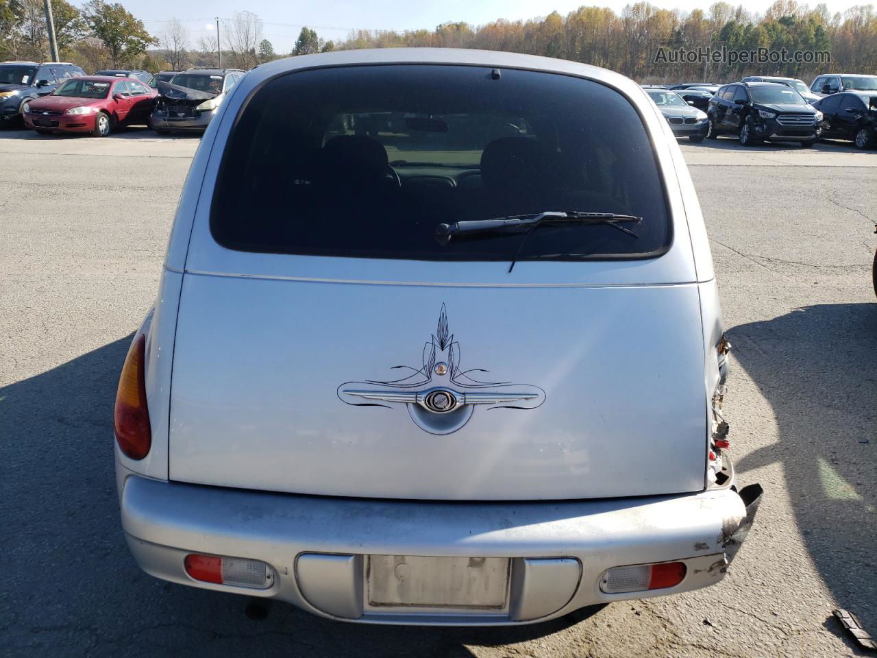 2004 Chrysler Pt Cruiser  Silver vin: 3C4FY48B44T308782