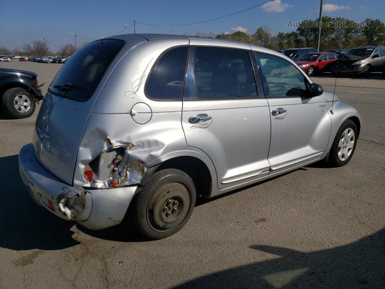 2004 Chrysler Pt Cruiser  Silver vin: 3C4FY48B44T308782