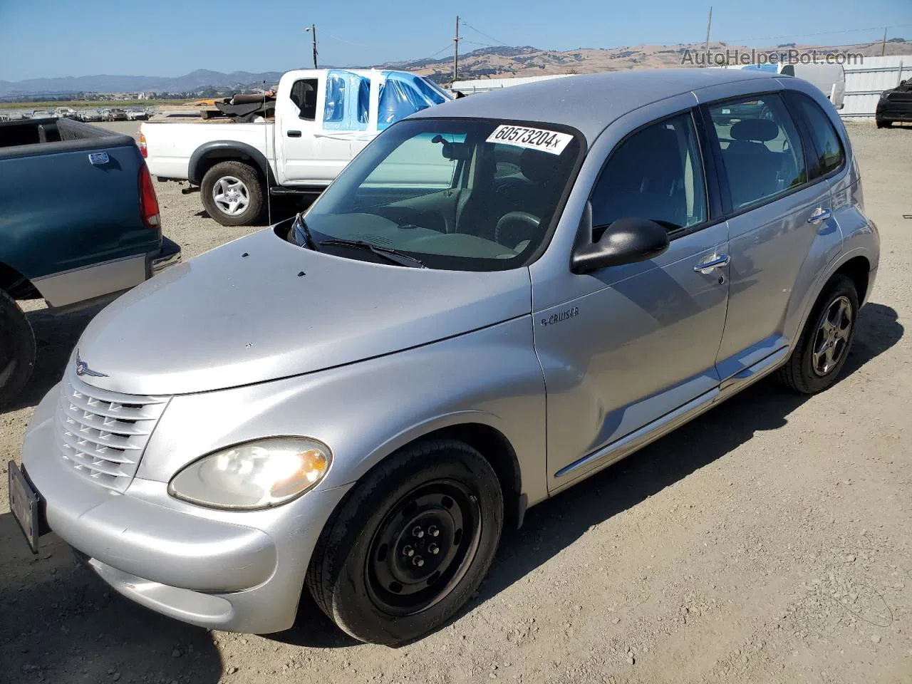 2004 Chrysler Pt Cruiser  Silver vin: 3C4FY48B44T320933