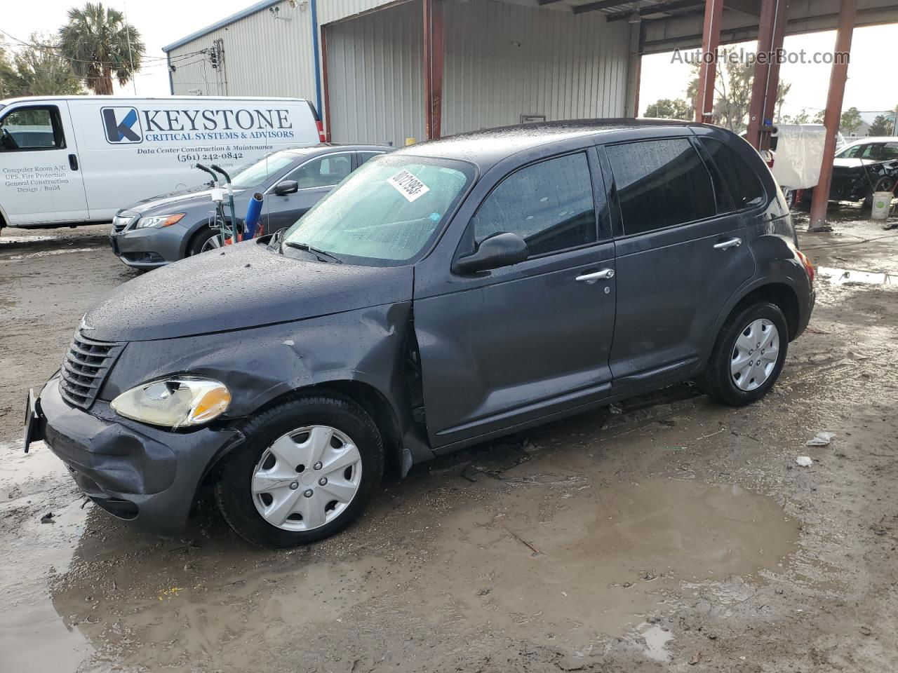 2004 Chrysler Pt Cruiser  Gray vin: 3C4FY48B54T237463