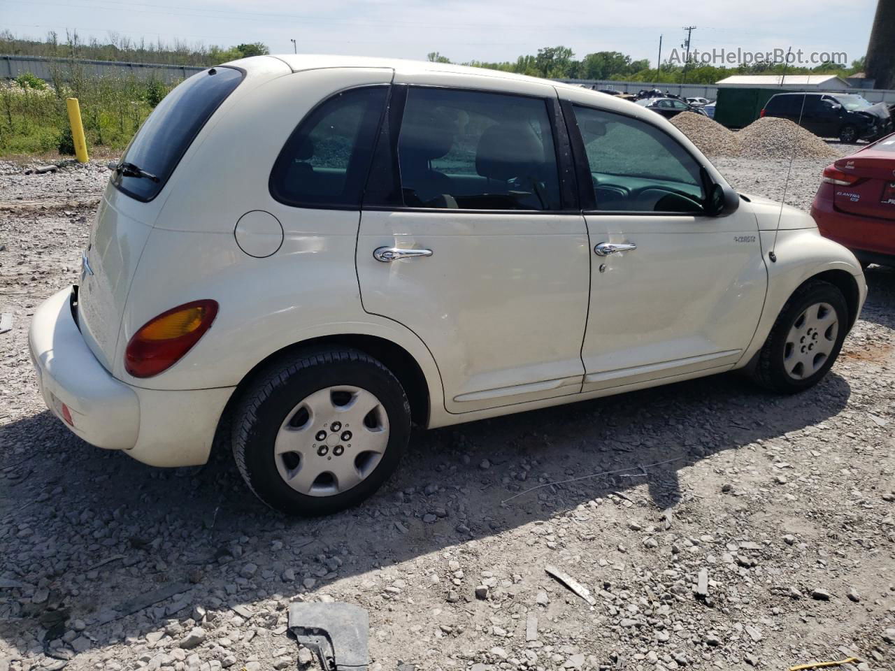 2004 Chrysler Pt Cruiser  White vin: 3C4FY48B54T288641