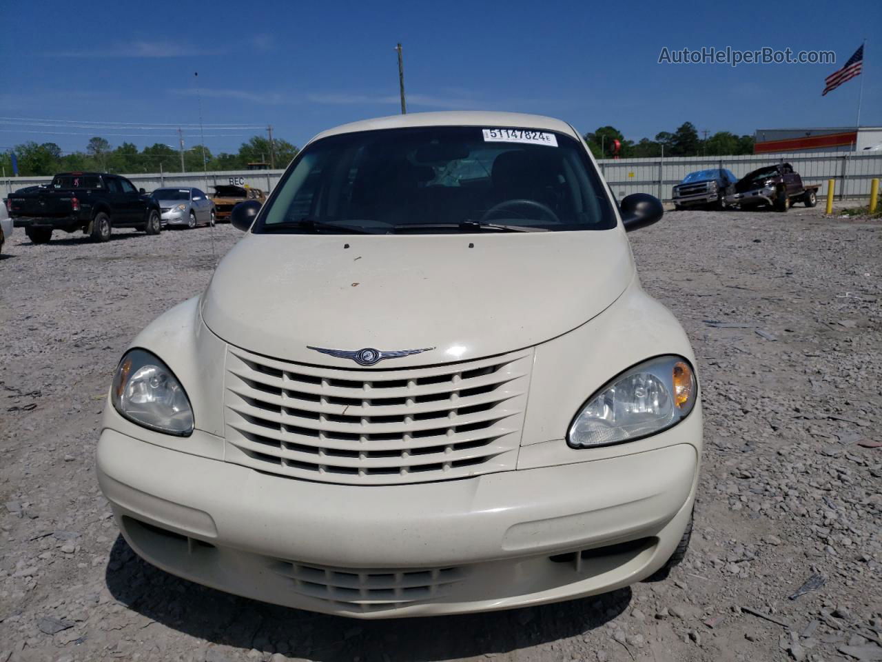 2004 Chrysler Pt Cruiser  White vin: 3C4FY48B54T288641