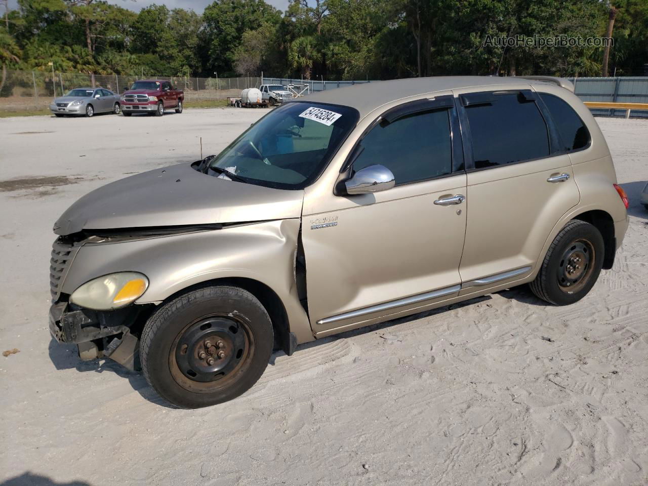 2004 Chrysler Pt Cruiser  Gold vin: 3C4FY48B64T201037