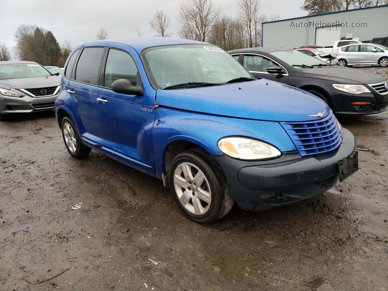 2004 Chrysler Pt Cruiser  Blue vin: 3C4FY48B74T219837