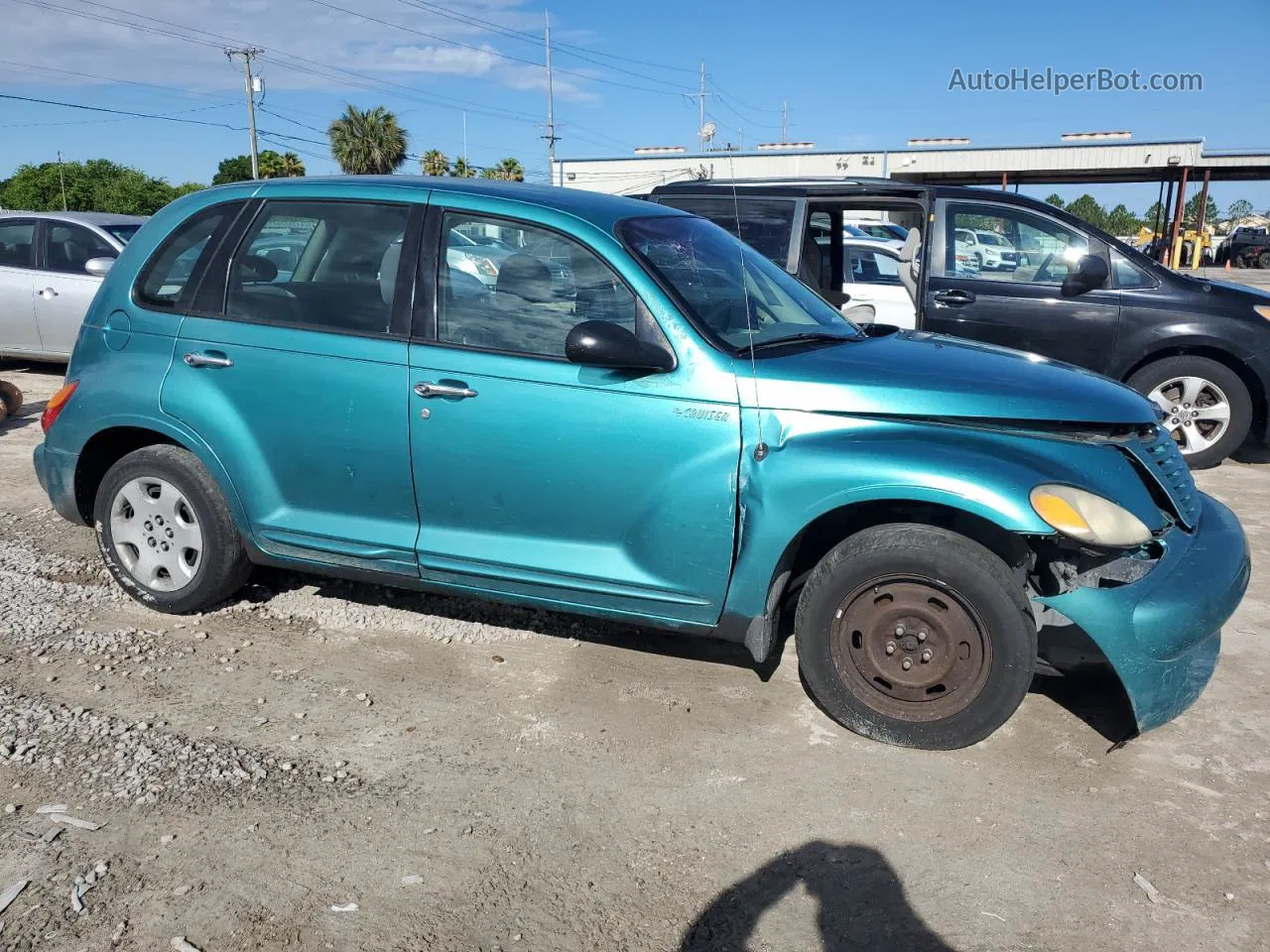 2004 Chrysler Pt Cruiser  Blue vin: 3C4FY48B74T243216