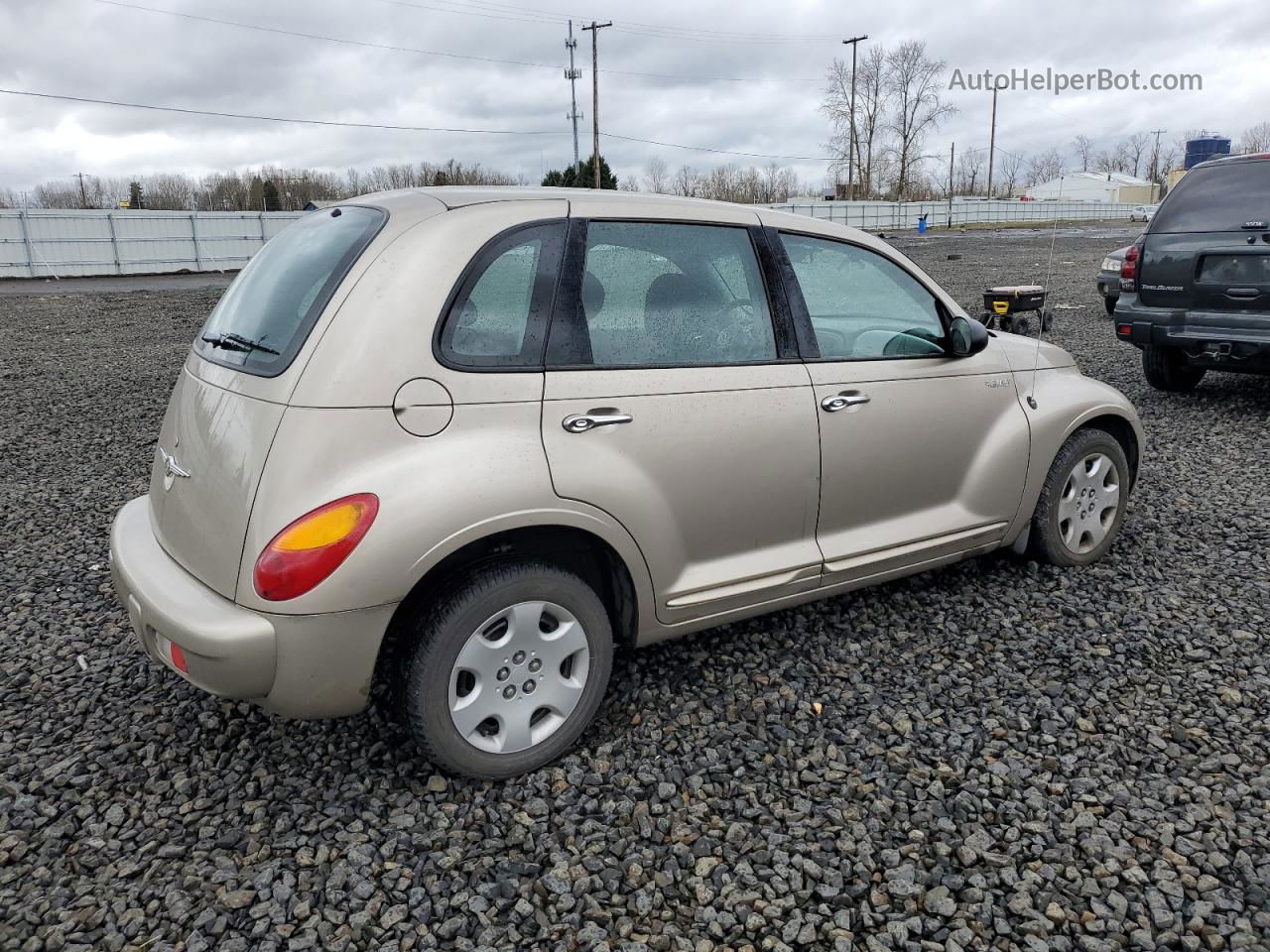 2004 Chrysler Pt Cruiser  Золотой vin: 3C4FY48B74T251204