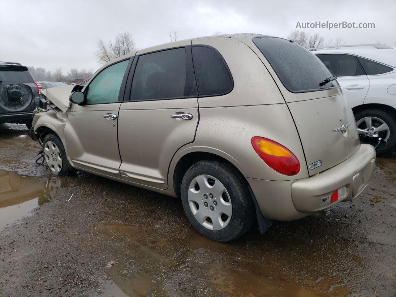 2004 Chrysler Pt Cruiser  Золотой vin: 3C4FY48B74T352503