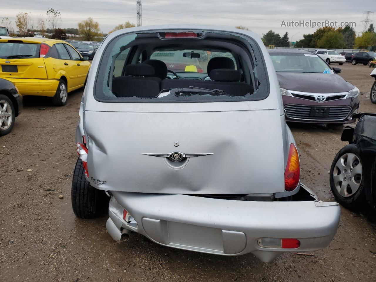 2004 Chrysler Pt Cruiser  Silver vin: 3C4FY48B74T354929