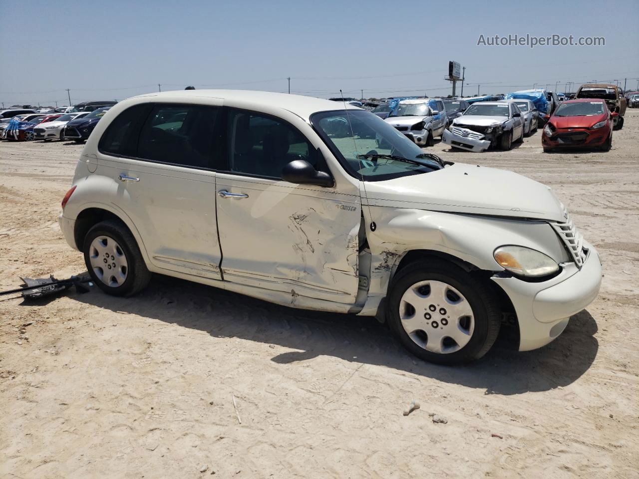 2004 Chrysler Pt Cruiser  White vin: 3C4FY48B94T222562