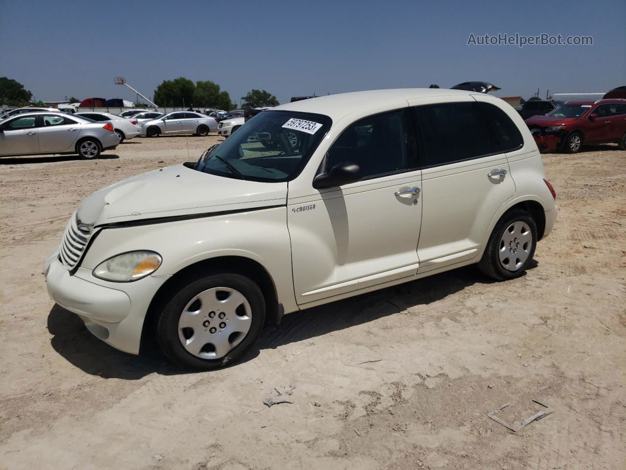 2004 Chrysler Pt Cruiser  White vin: 3C4FY48B94T222562