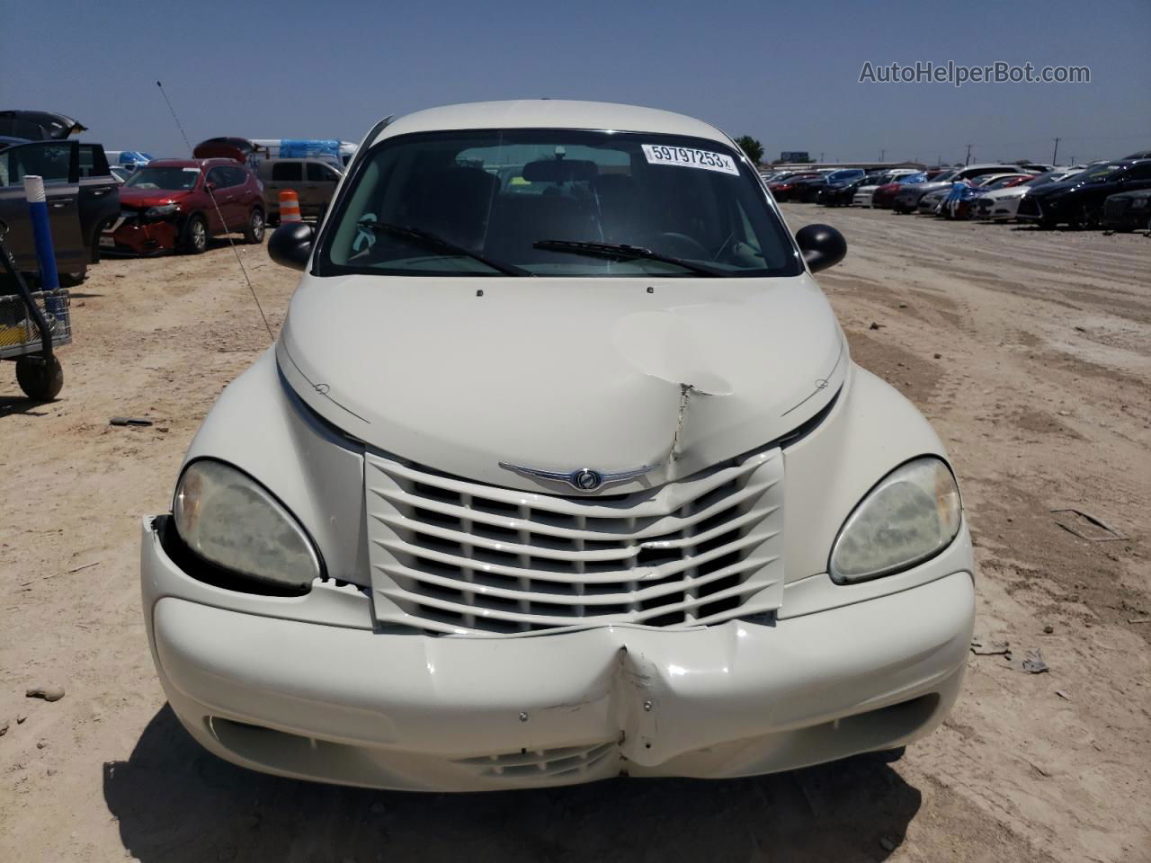 2004 Chrysler Pt Cruiser  White vin: 3C4FY48B94T222562