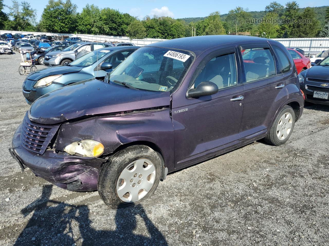 2004 Chrysler Pt Cruiser  Purple vin: 3C4FY48B94T229284