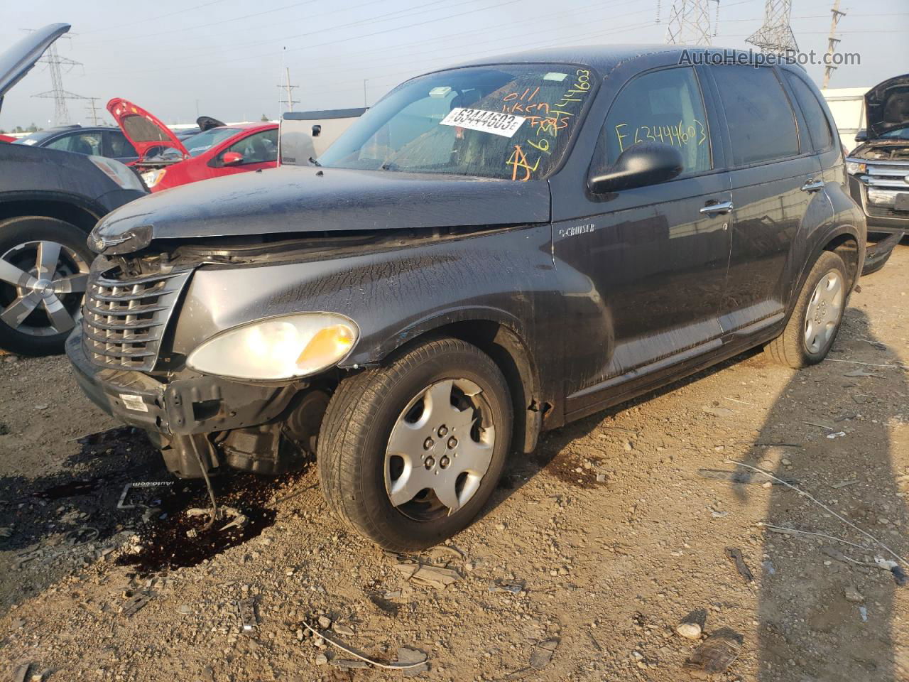 2004 Chrysler Pt Cruiser  Gray vin: 3C4FY48B94T235926