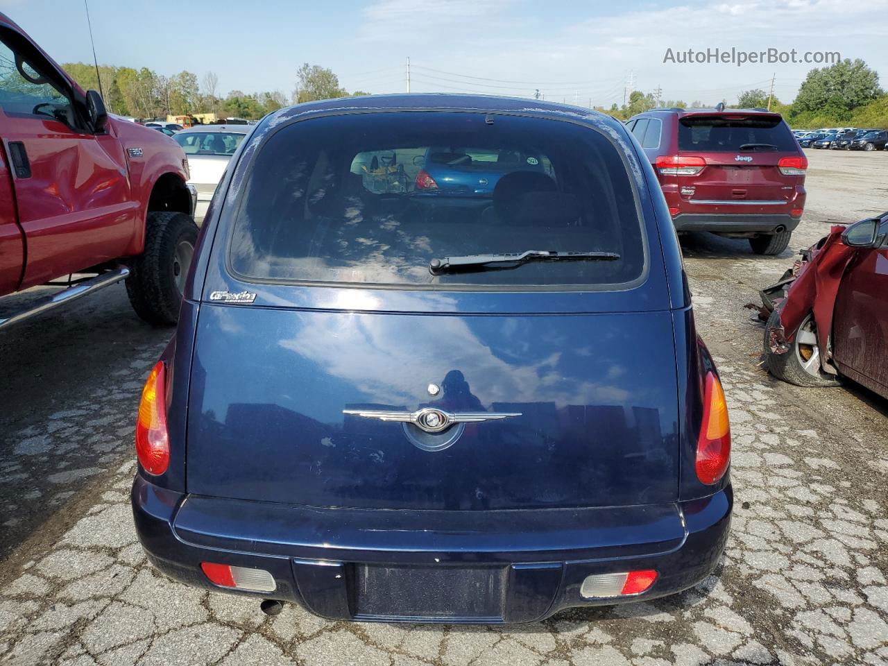 2004 Chrysler Pt Cruiser  Синий vin: 3C4FY48BX4T254792