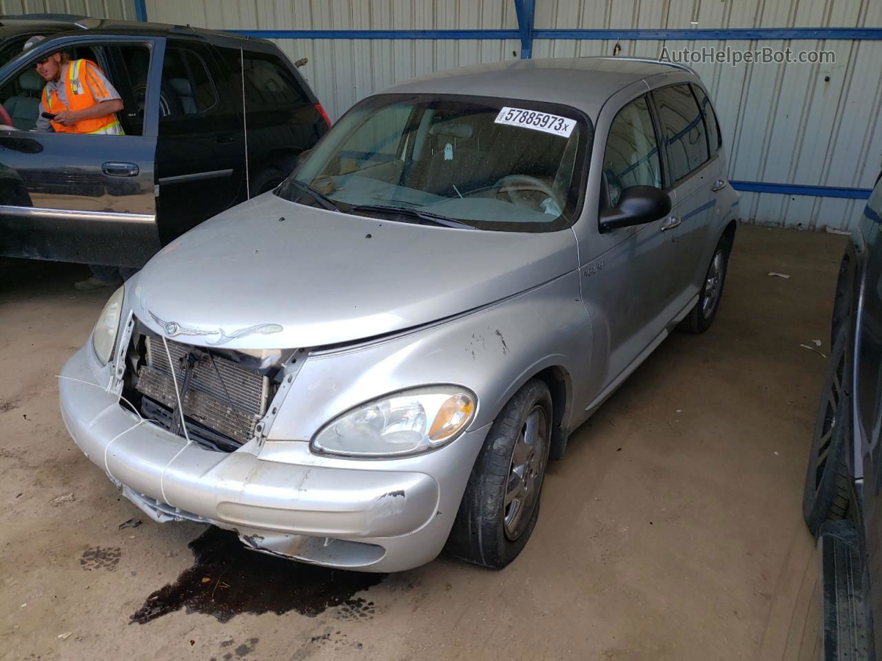 2004 Chrysler Pt Cruiser Touring Silver vin: 3C4FY58804T300351