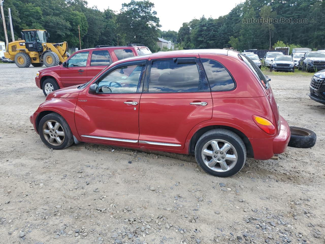 2004 Chrysler Pt Cruiser Touring Red vin: 3C4FY58834T217318