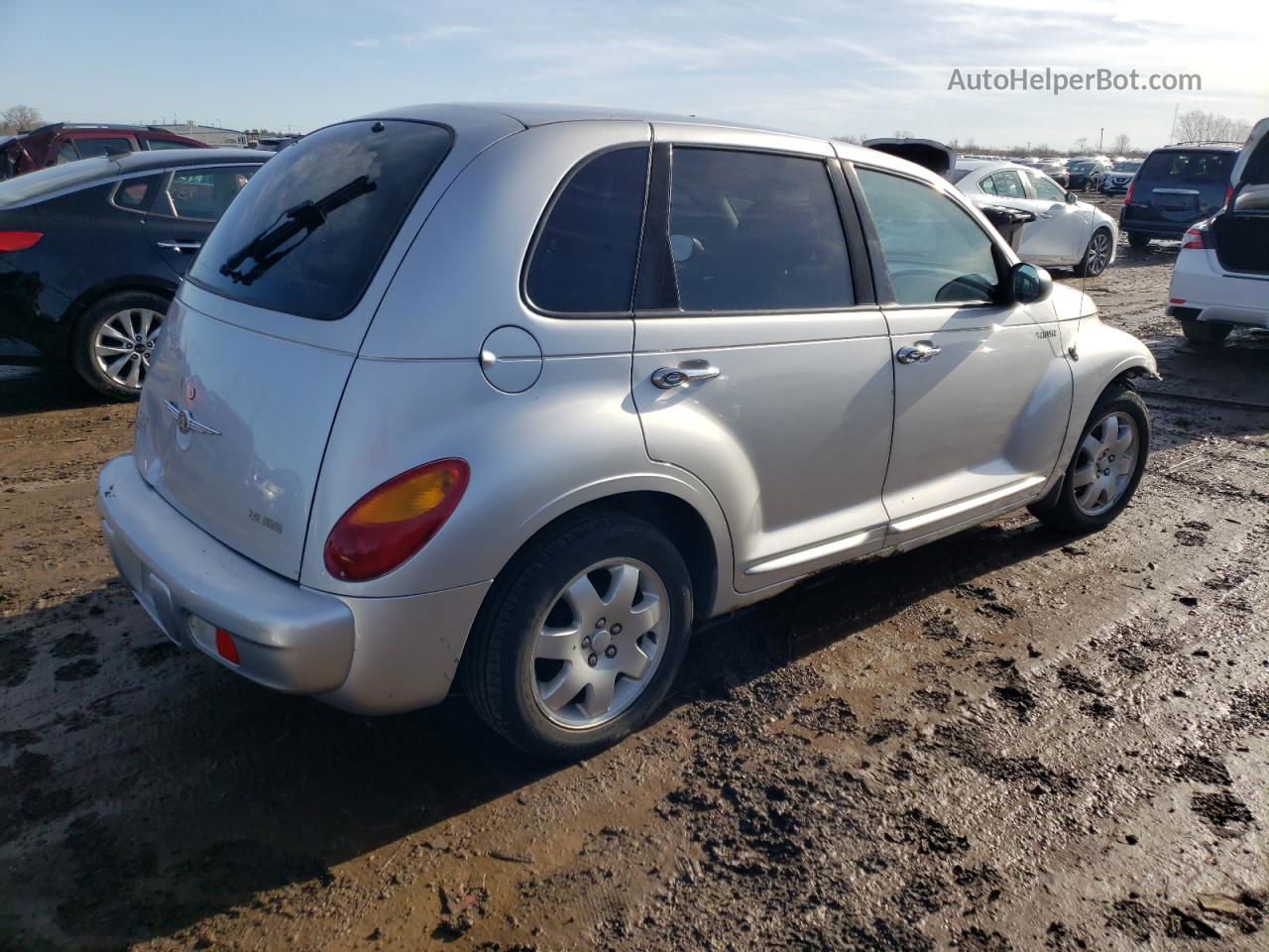 2004 Chrysler Pt Cruiser Touring Silver vin: 3C4FY58834T248293