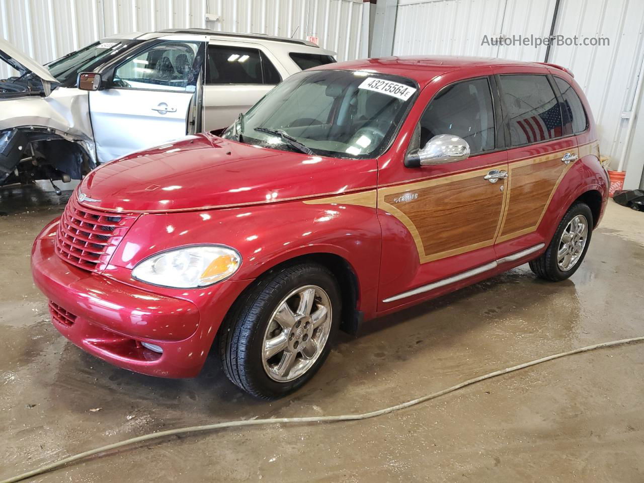 2004 Chrysler Pt Cruiser Touring Red vin: 3C4FY58864T232945