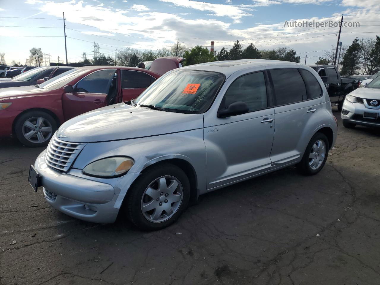 2004 Chrysler Pt Cruiser Touring Silver vin: 3C4FY58864T233531