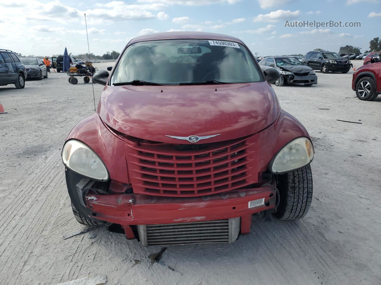 2004 Chrysler Pt Cruiser Touring Red vin: 3C4FY58864T238342