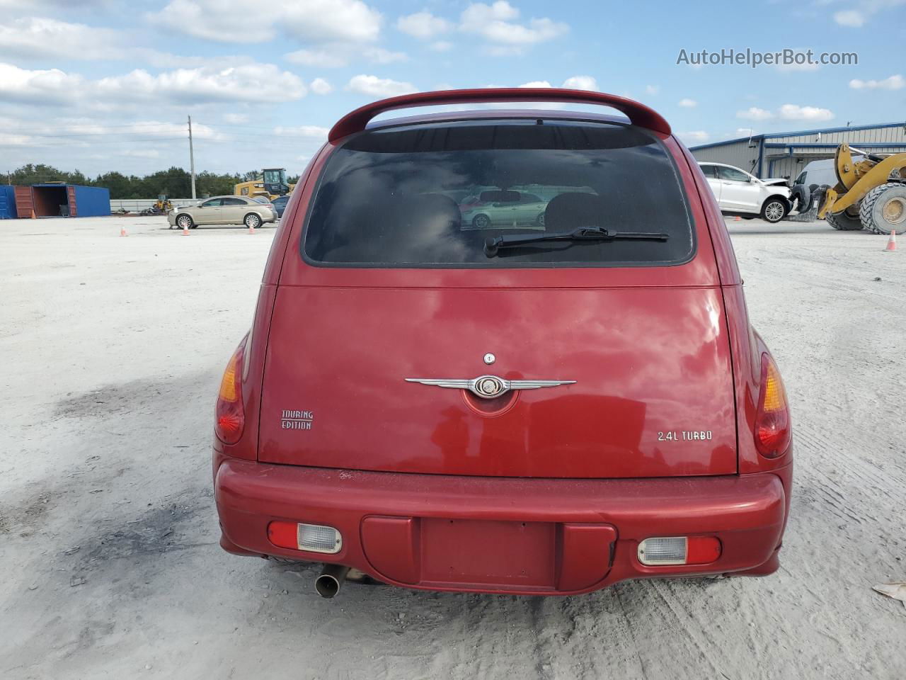 2004 Chrysler Pt Cruiser Touring Красный vin: 3C4FY58864T238342