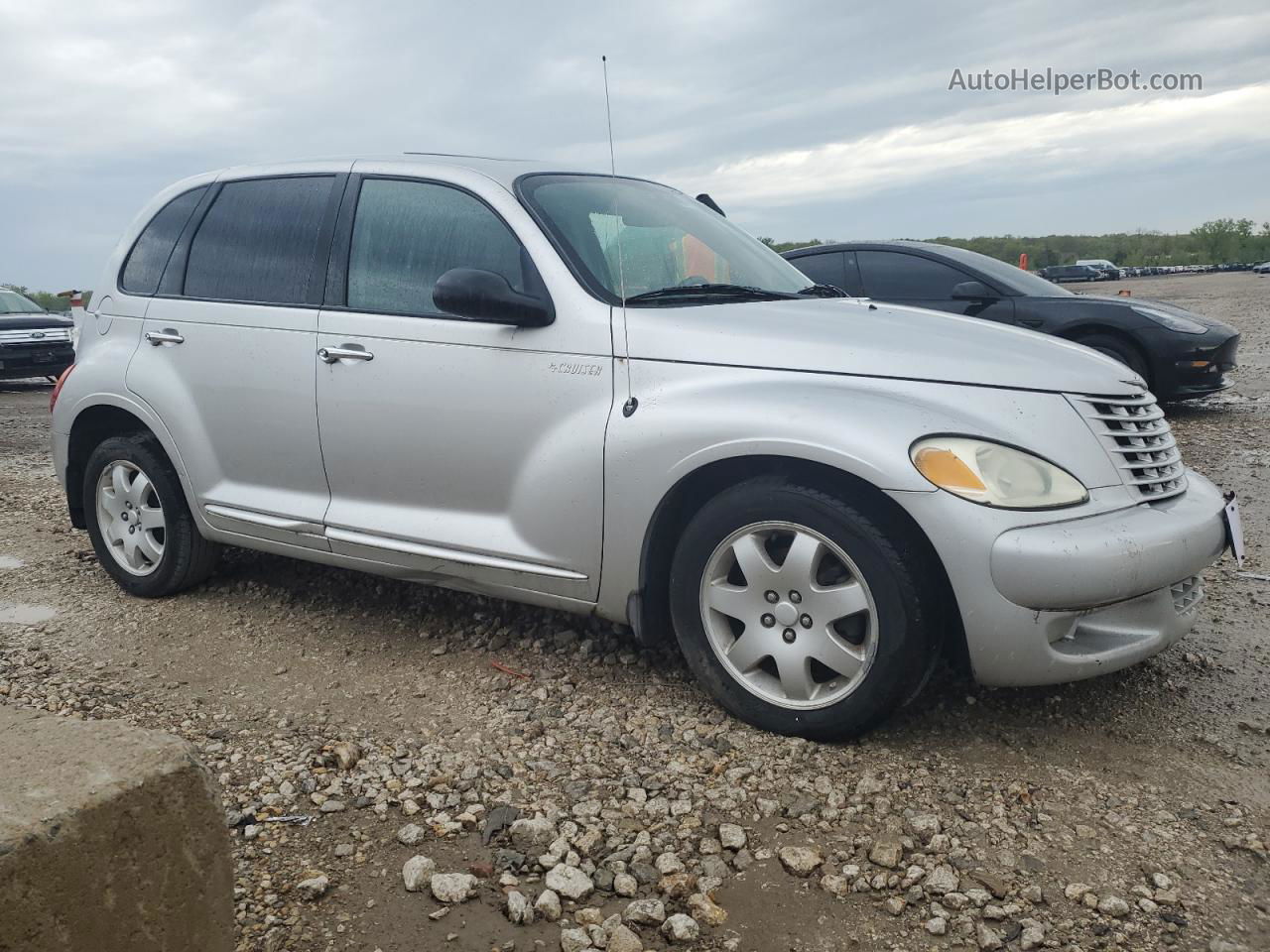 2004 Chrysler Pt Cruiser Touring Silver vin: 3C4FY58884T344582