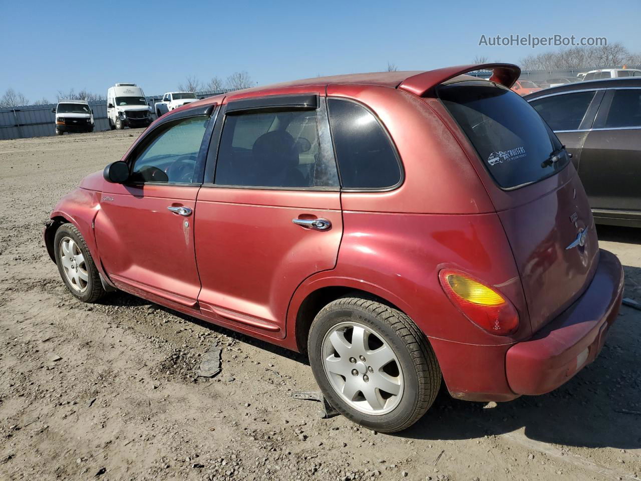 2004 Chrysler Pt Cruiser Touring Red vin: 3C4FY58884T366324