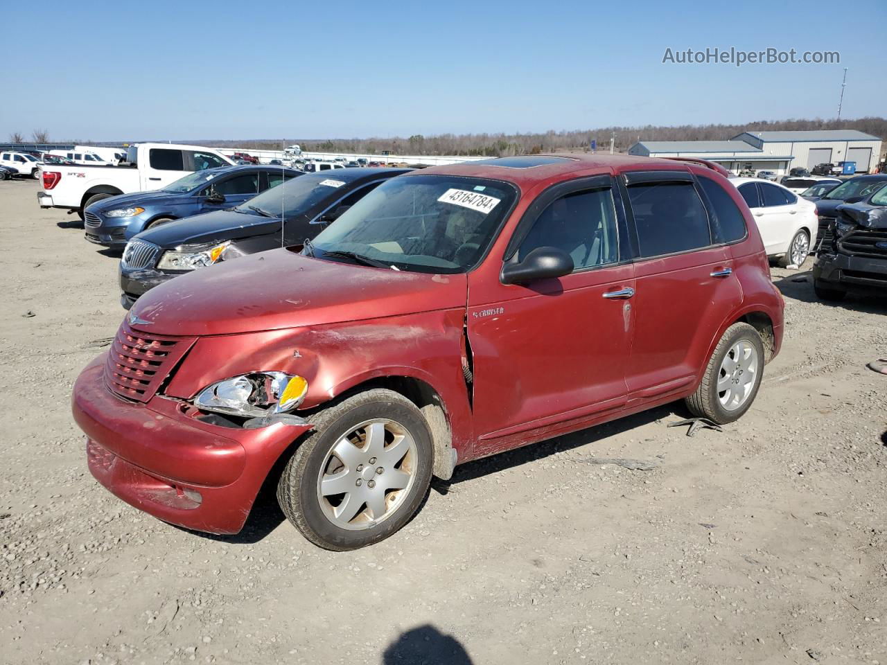 2004 Chrysler Pt Cruiser Touring Red vin: 3C4FY58884T366324