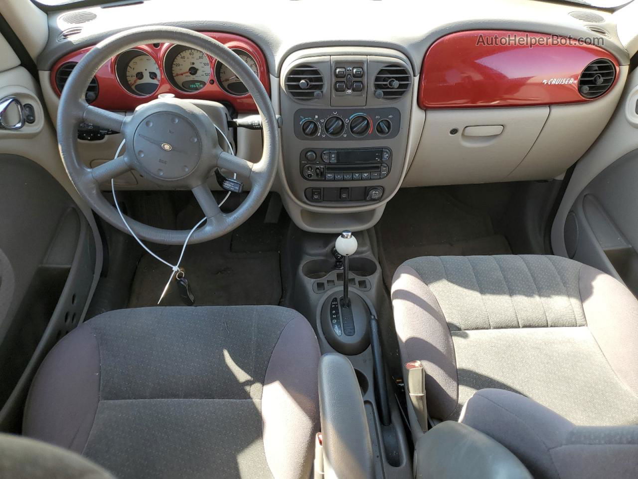 2004 Chrysler Pt Cruiser Touring Red vin: 3C4FY58884T366324